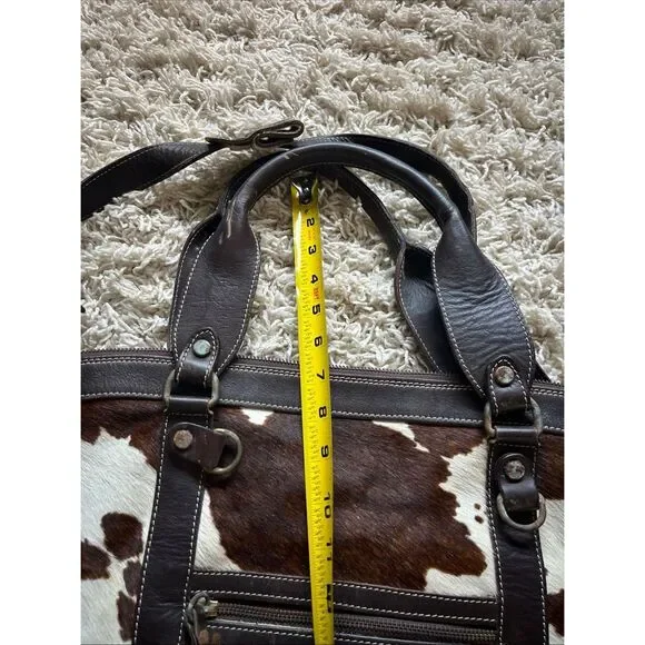 Cavalcanti Cowhide Leather Made in Italy Large tote duffel bag - Picture 13 of 16